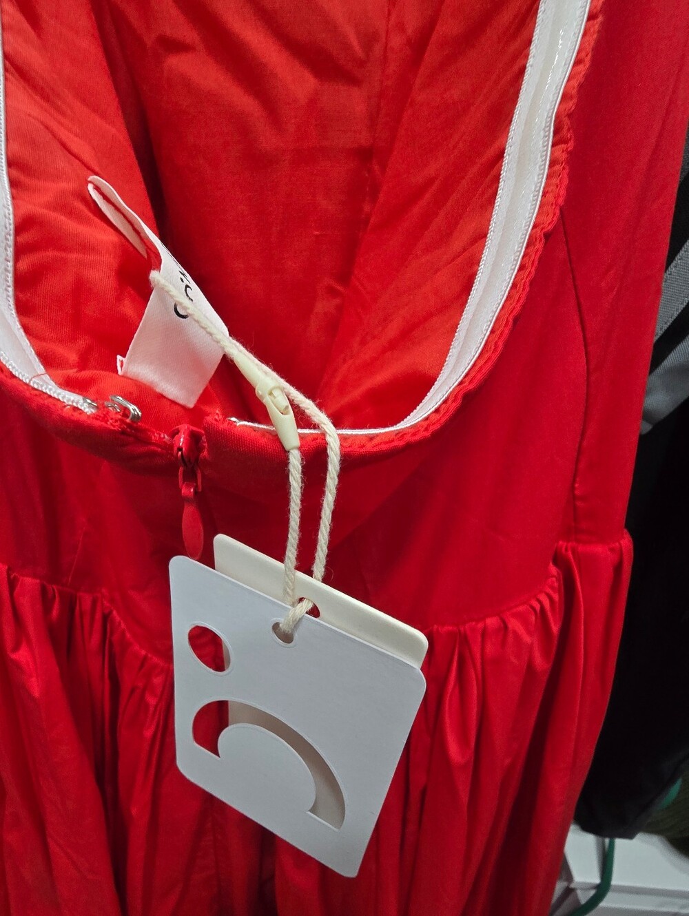 Commense Red Halter Sweetheart-Neck Midi Gown - Picture 8 of 11